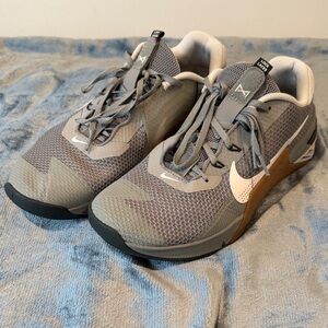 Nike Metcon 7 Crossfit Sneakers Wolf Grey / Gum - Men’s Size 13